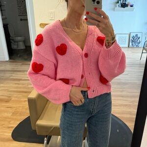 Heart cardigan